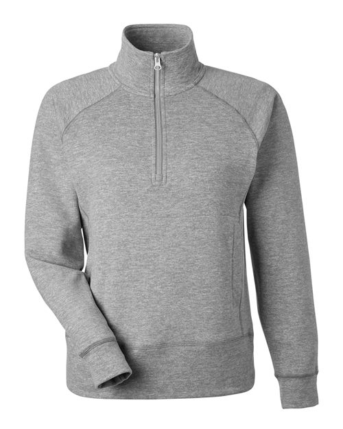 J. America Women's Electric Fleece Quarter-Zip Sweatshirt 8743