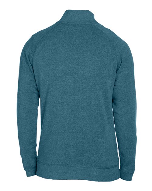 J. America Men's Triblend Quarter-Zip Sweatshirt 8869