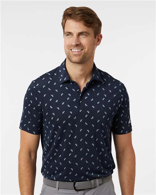 Adidas Men's Ultimate365 Mesh Print Polo A2012