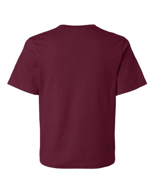 BELLA + CANVAS Women's 6 oz Heavyweight Tee 6110 - Maroon