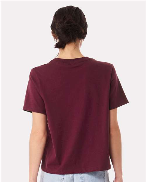 BELLA + CANVAS Women's 6 oz Heavyweight Tee 6110 - Maroon
