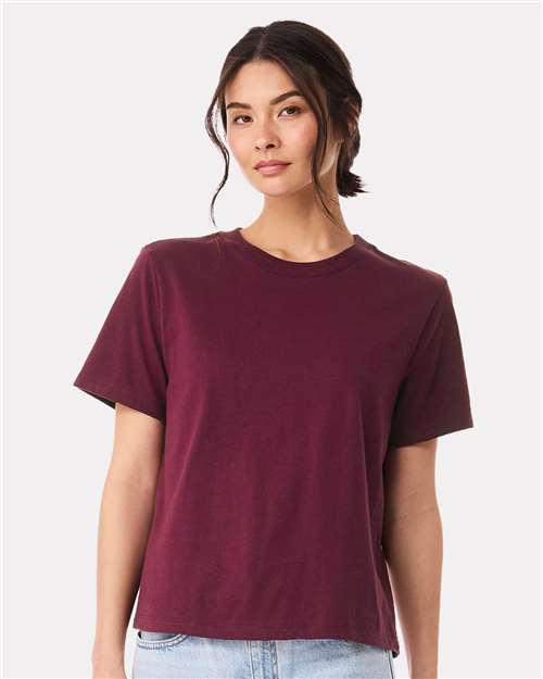 BELLA + CANVAS Women's 6 oz Heavyweight Tee 6110 - Maroon