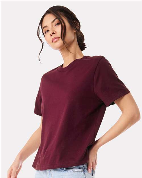BELLA + CANVAS Women's 6 oz Heavyweight Tee 6110 - Maroon