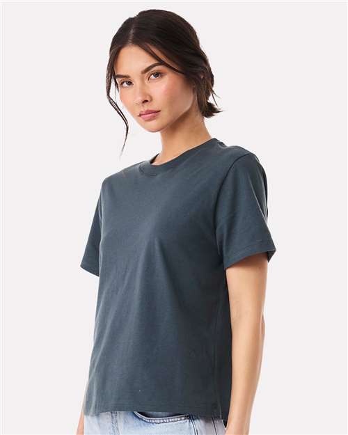 BELLA + CANVAS Women's 6 oz Heavyweight Tee 6110 - Vintage Navy