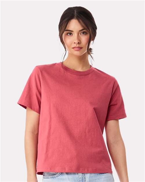 BELLA + CANVAS Women's 6 oz Heavyweight Tee 6110 - Vintage Red