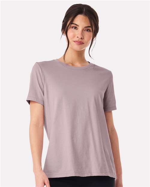 BELLA + CANVAS Women’s Relaxed Jersey Tee 6400 - Pink Gravel