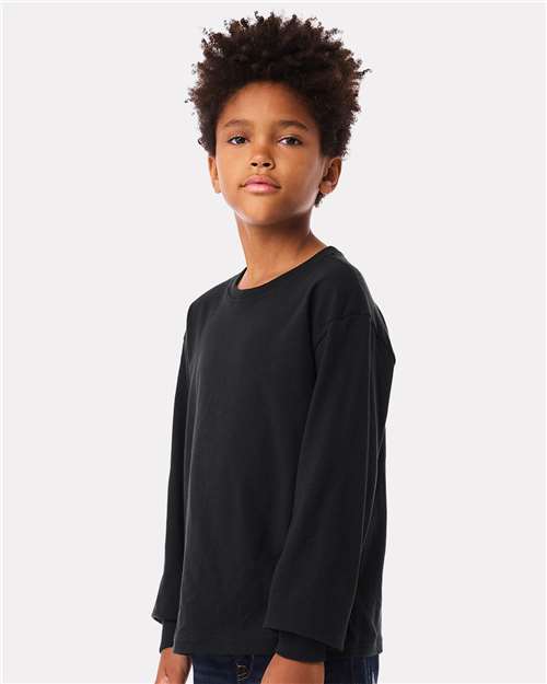 BELLA + CANVAS Youth 6oz. Heavyweight Long Sleeve Tee 3511Y