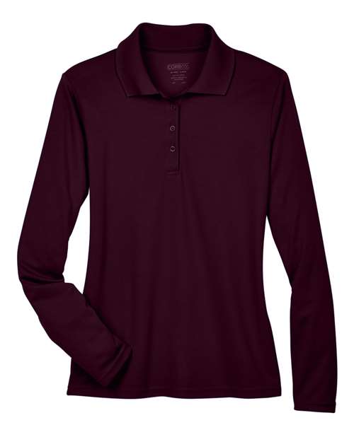 CORE365 Women's Pinnacle Performance Long Sleeve Piqué Polo 78192
