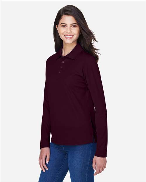 CORE365 Women's Pinnacle Performance Long Sleeve Piqué Polo 78192