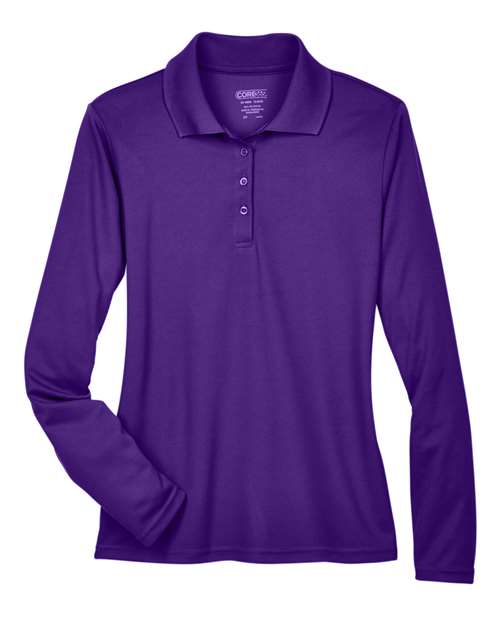 CORE365 Women's Pinnacle Performance Long Sleeve Piqué Polo 78192
