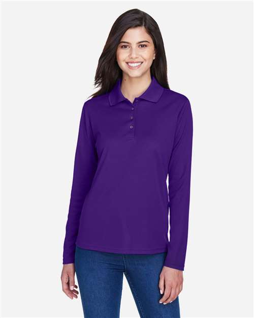 CORE365 Women's Pinnacle Performance Long Sleeve Piqué Polo 78192