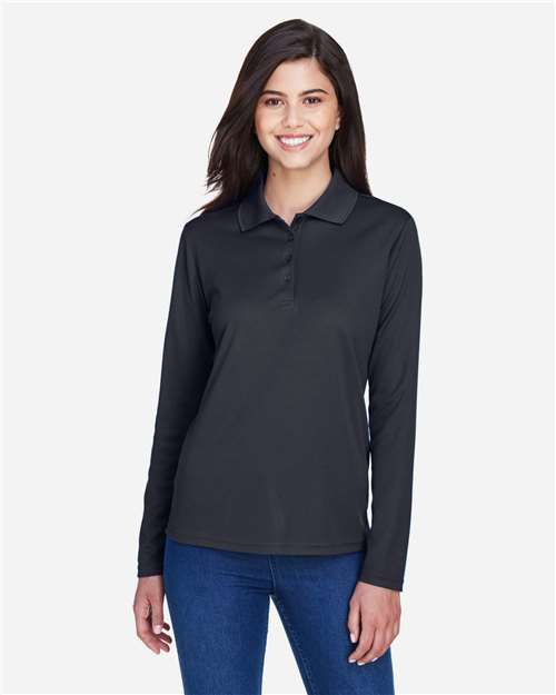 CORE365 Women's Pinnacle Performance Long Sleeve Piqué Polo 78192