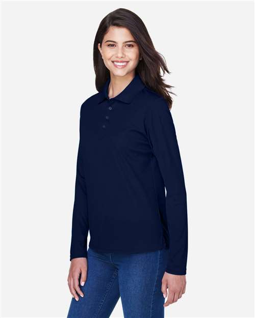 CORE365 Women's Pinnacle Performance Long Sleeve Piqué Polo 78192