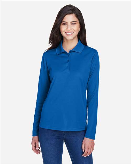 CORE365 Women's Pinnacle Performance Long Sleeve Piqué Polo 78192