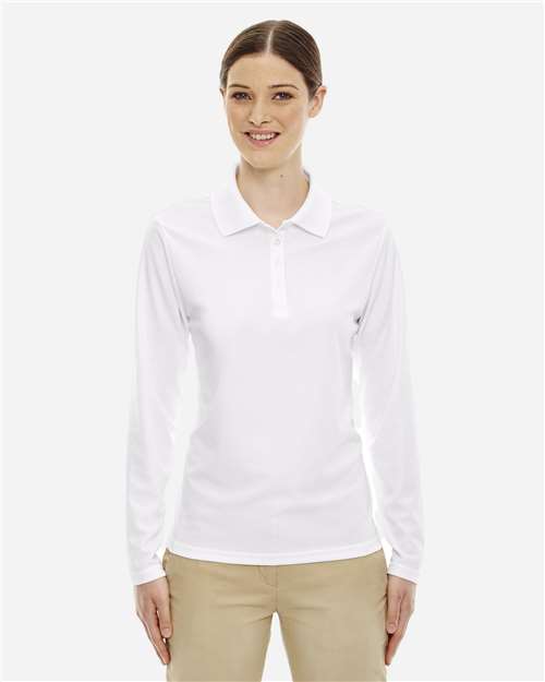CORE365 Women's Pinnacle Performance Long Sleeve Piqué Polo 78192