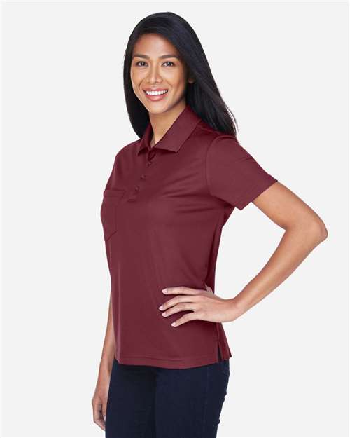 CORE365 Women's Origin Performance Piqué Polo with Pocket 78181P