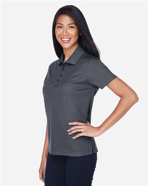 CORE365 Women's Origin Performance Piqué Polo with Pocket 78181P