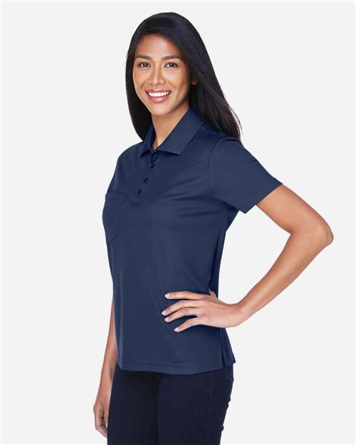 CORE365 Women's Origin Performance Piqué Polo with Pocket 78181P