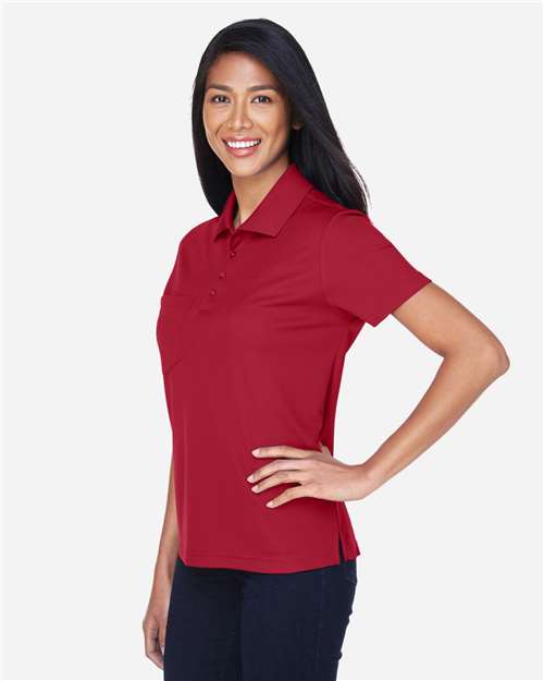 CORE365 Women's Origin Performance Piqué Polo with Pocket 78181P