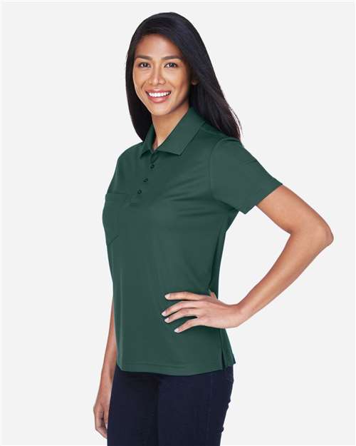 CORE365 Women's Origin Performance Piqué Polo with Pocket 78181P