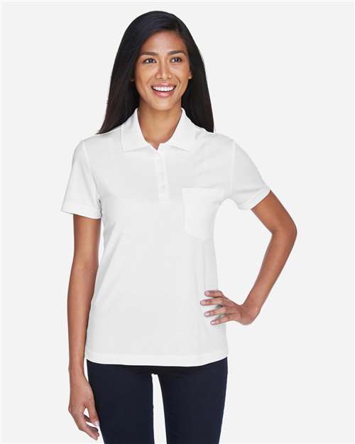 CORE365 Women's Origin Performance Piqué Polo with Pocket 78181P