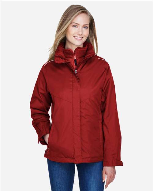 CORE365 Women's 3-in-1 Jacket with Fleece Liner 78205