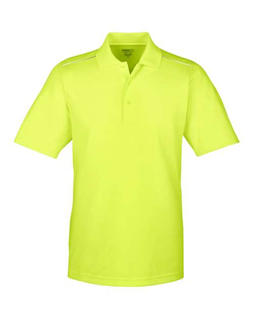CORE365 Men's Radiant Performance Piqué Polo with Reflective Piping 88181R