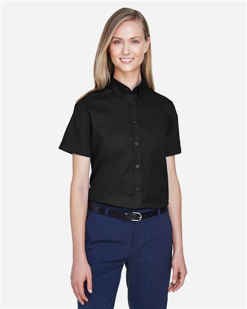 CORE365 Women's Optimum Short Sleeve Twill Shirt 78194
