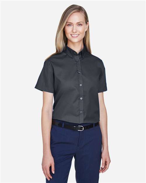 CORE365 Women's Optimum Short Sleeve Twill Shirt 78194