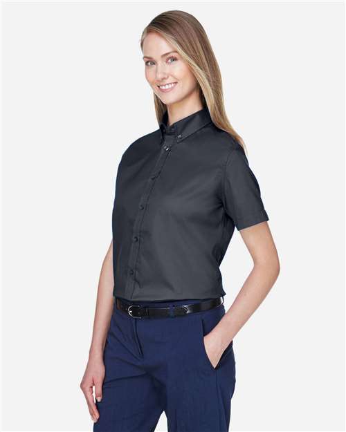 CORE365 Women's Optimum Short Sleeve Twill Shirt 78194