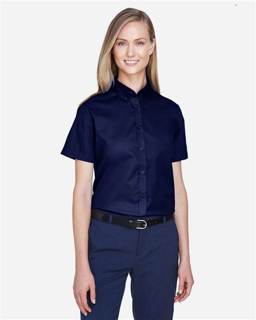 CORE365 Women's Optimum Short Sleeve Twill Shirt 78194