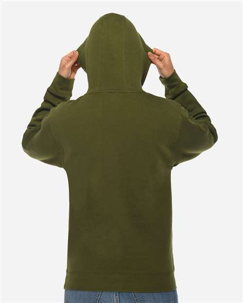 Lane Seven Unisex Premium Pullover Hooded Sweatshirt LS14001 - Army Green