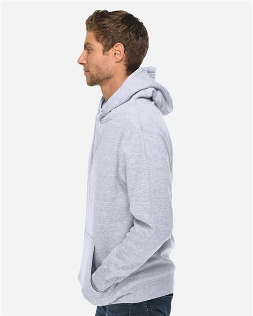 Lane Seven Unisex Premium Pullover Hooded Sweatshirt LS14001 - Heather Grey