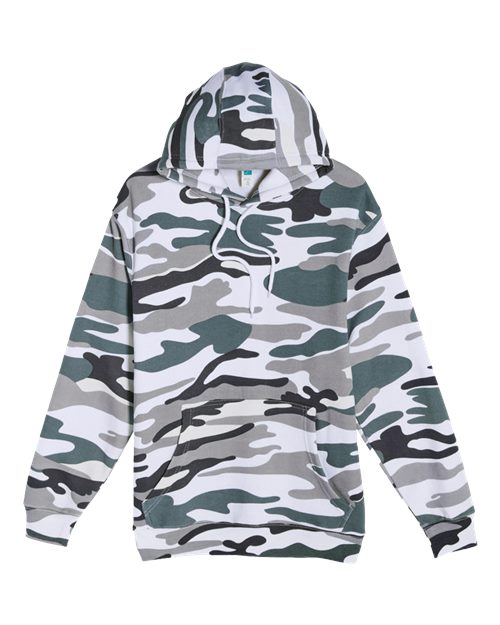 Lane Seven Unisex Premium Pullover Hooded Sweatshirt LS14001 - Sage Camo