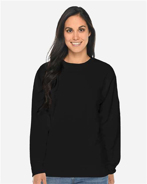 Lane Seven Unisex Premium Crewneck Sweatshirt LS14004 - Black