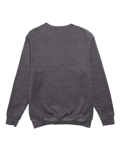 Lane Seven Unisex Premium Crewneck Sweatshirt LS14004 - Charcoal Heather