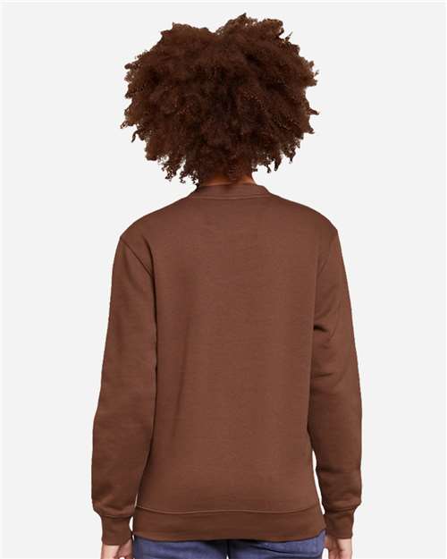 Lane Seven Unisex Premium Crewneck Sweatshirt LS14004 - Chestnut