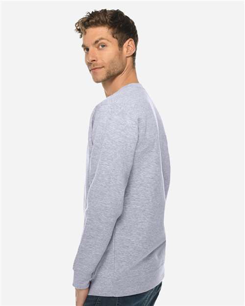 Lane Seven Unisex Premium Crewneck Sweatshirt LS14004 - Heather Grey