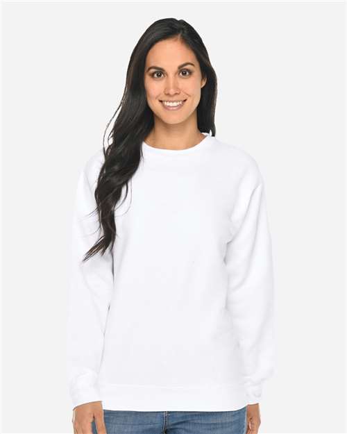 Lane Seven Unisex Premium Crewneck Sweatshirt LS14004 - White