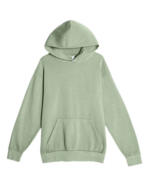 Lane Seven Unisex Urban Pullover Hooded Sweatshirt LS16001 - Pigment Oil Green