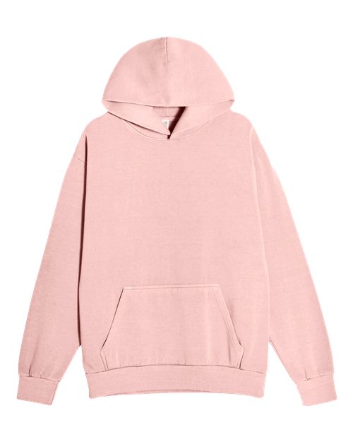Lane Seven Unisex Urban Pullover Hooded Sweatshirt LS16001 - Pigment Salmon
