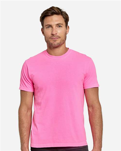 Threadfast Apparel Unisex Colors Garment-Dyed T-Shirt C1200 - Charity Pink
