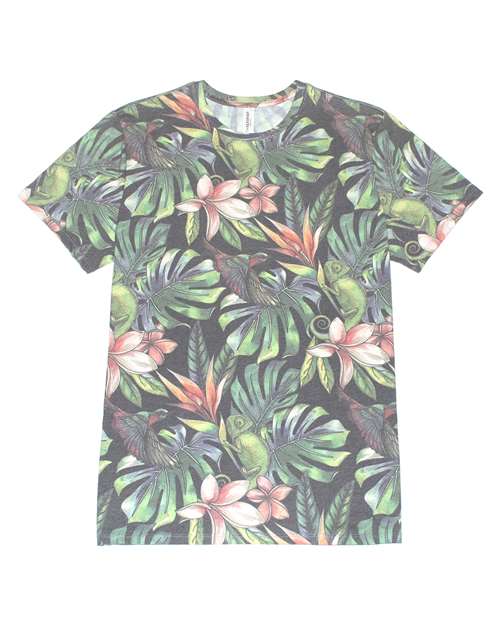 Threadfast Apparel Unisex Ultimate CVC T-Shirt 100A - Tropical Jungle