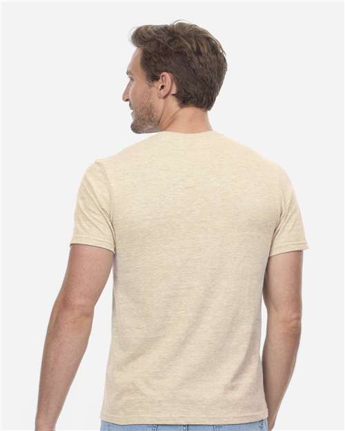 Threadfast Apparel Unisex Epic CVC T-Shirt T1001 - Heather Sand