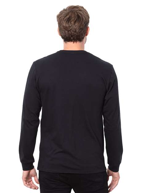 Threadfast Apparel Unisex Epic Long Sleeve T-Shirt T3000 - Black