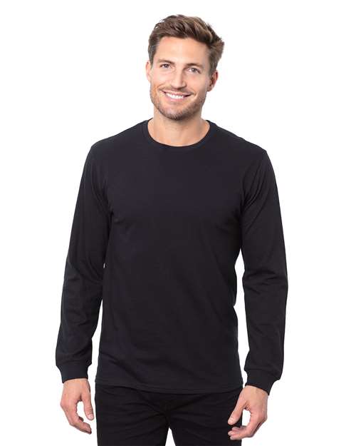 Threadfast Apparel Unisex Epic Long Sleeve T-Shirt T3000 - Black