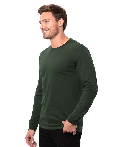 Threadfast Apparel Unisex Epic Long Sleeve T-Shirt T3000 - Forest Green
