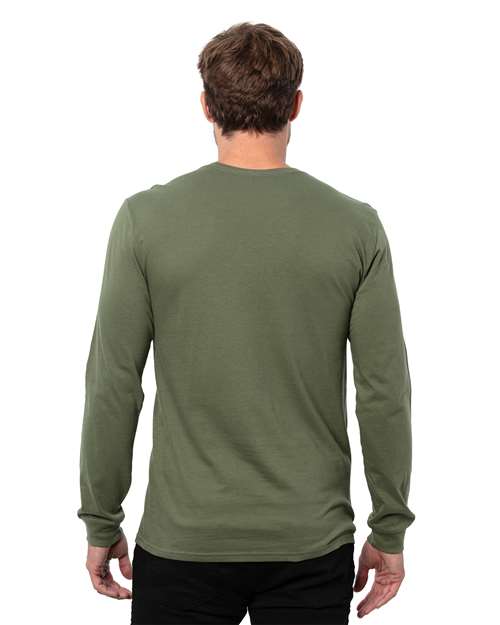 Threadfast Apparel Unisex Epic Long Sleeve T-Shirt T3000 - Military Green