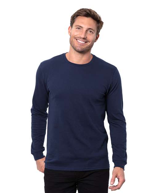 Threadfast Apparel Unisex Epic Long Sleeve T-Shirt T3000 - Navy