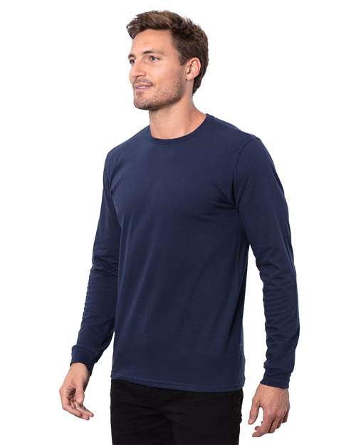 Threadfast Apparel Unisex Epic Long Sleeve T-Shirt T3000 - Navy
